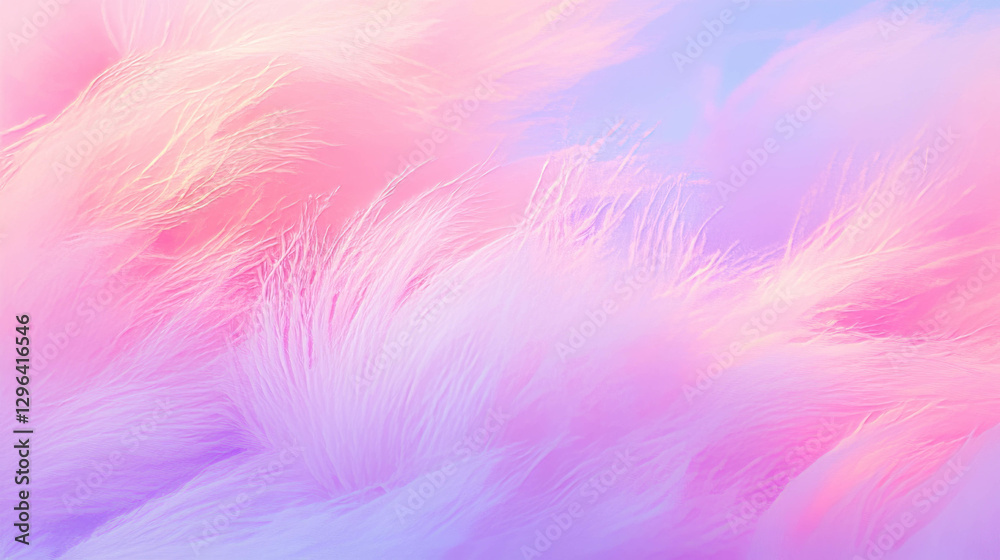 Poster Soft pastel down feathers texture with gentle light for elegant background design