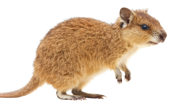 Quokka's Curious Gaze: A captivating portrait of a quokka, showcasing its endearing expression and unique features, ready to charm its way into your heart