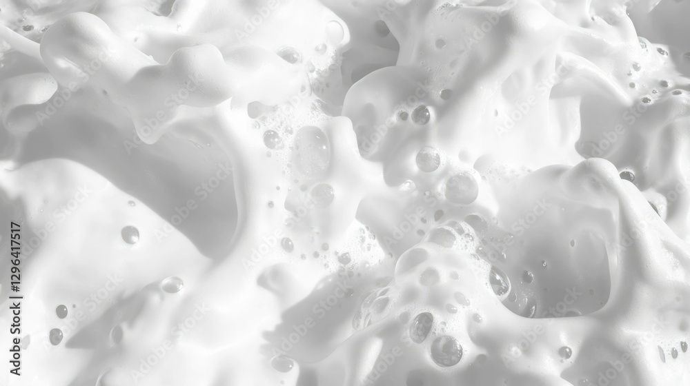 Poster soft foam texture background with light and airy design for creative projects