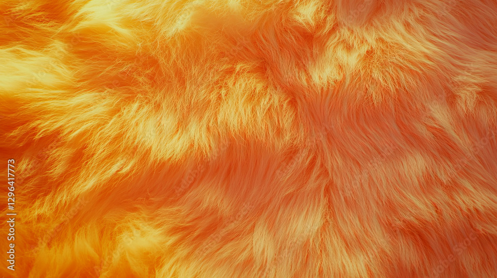 Poster plush fur texture with warm and soft appearance for cozy designs