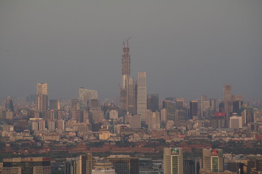 Beijing city skyline from CCTV tower