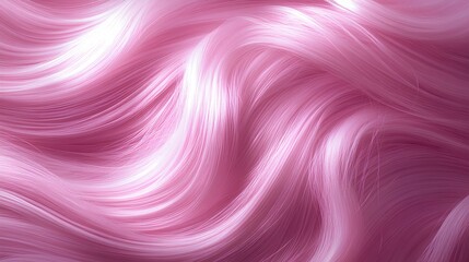 Fototapeta premium light smooth and shiny pink hair texture background