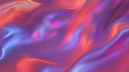 Obraz premium Flowing soft silk ribbons in vibrant colors for elegant design backgrounds