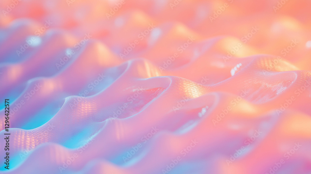 Poster abstract soft textured rubber mat in pastel colors for modern design and background