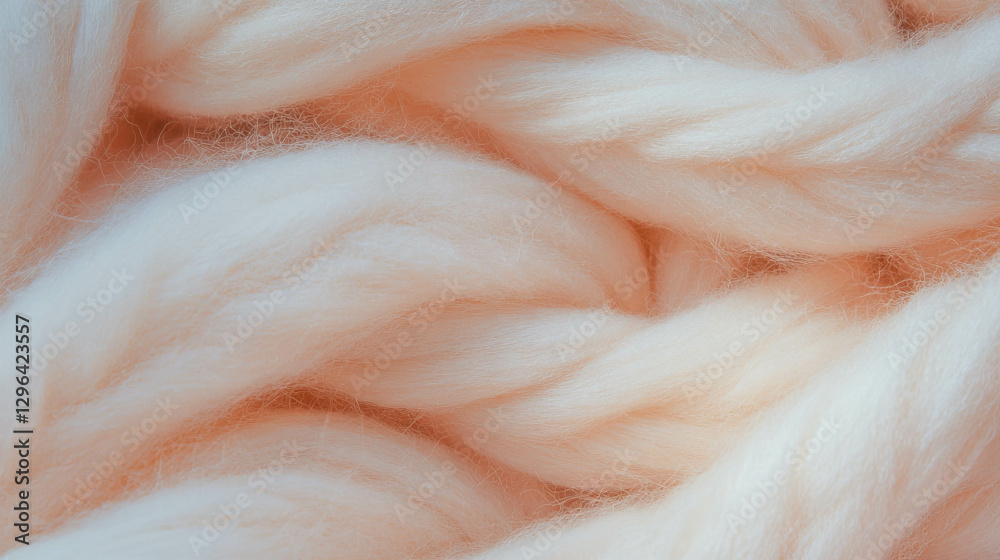 Aufkleber soft wool texture with delicate weave for cozy design projects