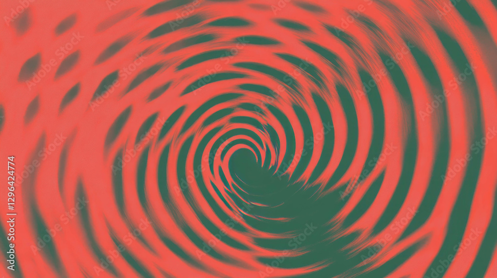 Poster Dynamic spiral and concentric circles abstract design for modern artistic projects