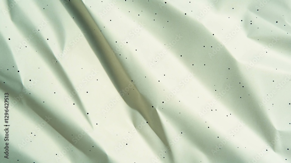 Aufkleber Abstract dotted line pattern on crumpled paper background design for artistic projects