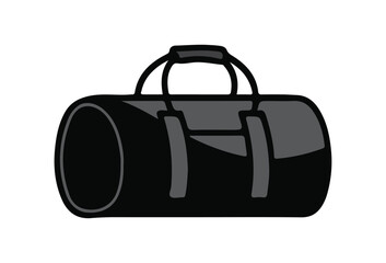 Duffel Bag vectors, Versatile duffel bags for gym, camping, and weekend trips, presented in fashion flats and outline templates. Barrel bag vector sketches, ideal for travel and outdoor activities.