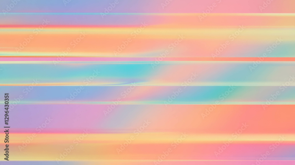 Poster vibrant horizontal gradient lines background for creative design