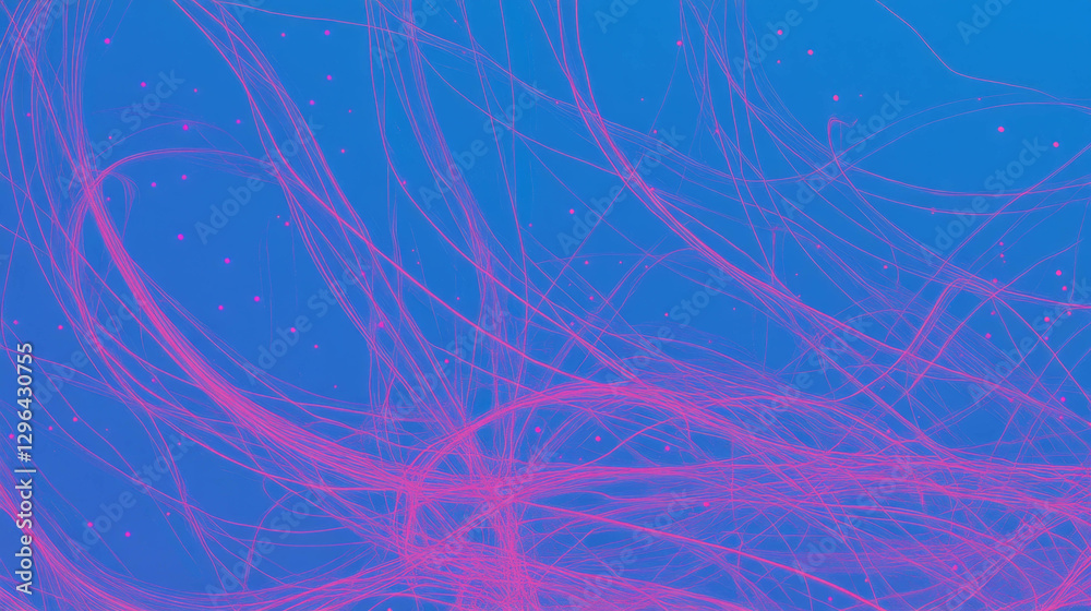 Poster Abstract background with intersecting lines and blue-purple color scheme for modern design
