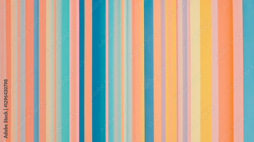 Poster colorful abstract background with thin vertical lines for creative design projects