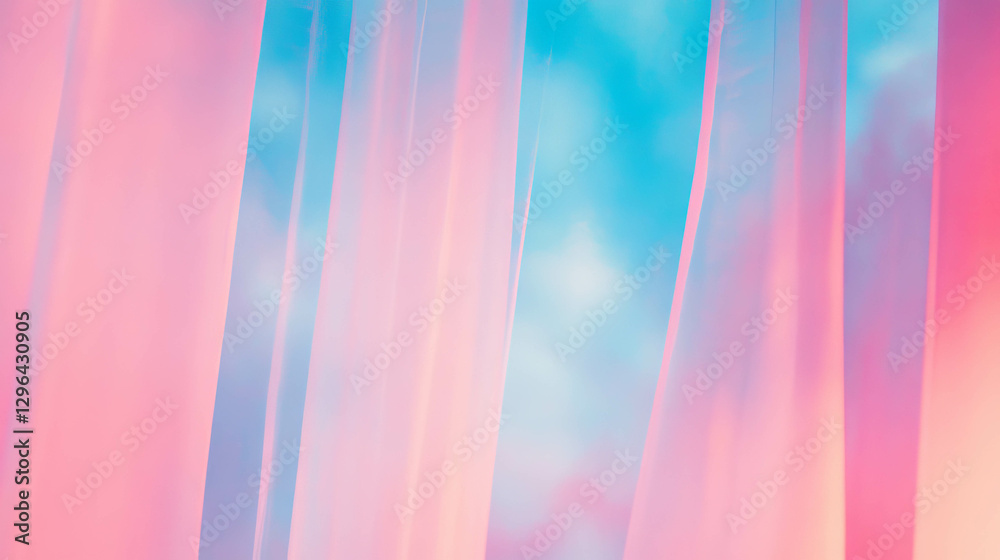Aufkleber subtle pastel vertical lines on soft gradient background for elegant design