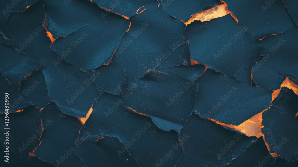 Poster Torn and burned paper texture background with dramatic abstract design for creative use