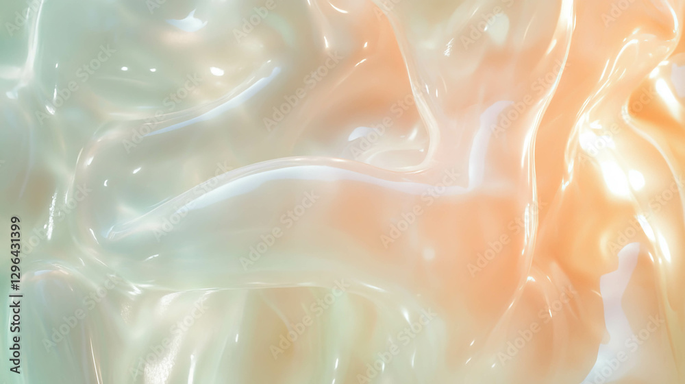 Poster translucent polymer material texture for creative design projects