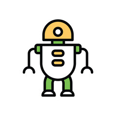 Robot Vector icon