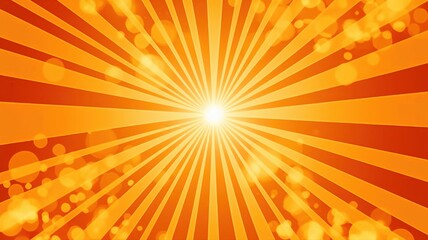 Obraz premium Comic sun rays of light