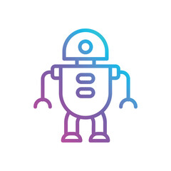 Robot Vector icon
