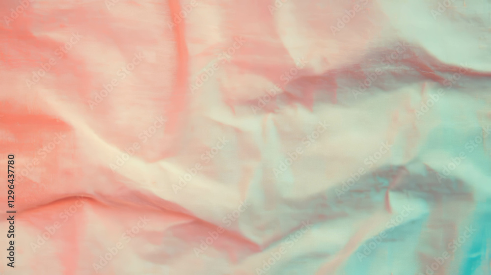 Poster Abstract pastel canvas texture with a soft loose weave design