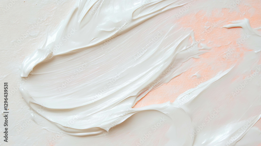 Aufkleber pastel canvas texture with visible brushstrokes - art background for design and creativity