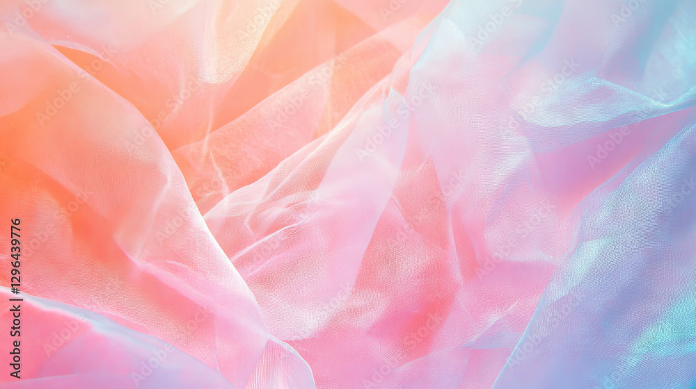 Poster Pastel canvas texture with visible threads for artistic design and background use