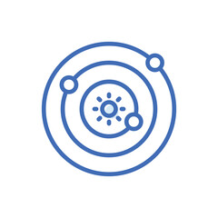 Solar System Vector icon