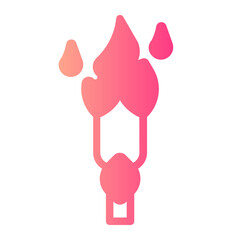 Torch  gradient icon