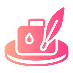 Ink gradient icon