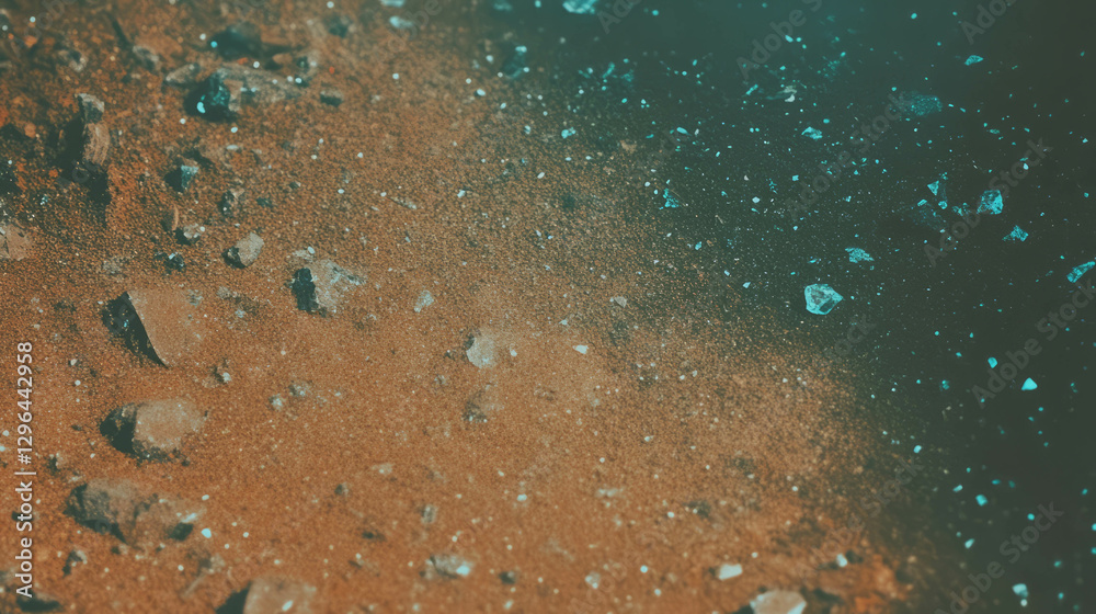 Aufkleber abstract broken glass and sand texture for creative design and background