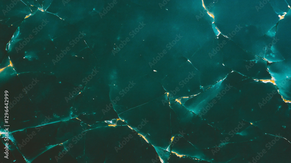 Poster abstract texture of broken glass with short cracks - background design for creative projects
