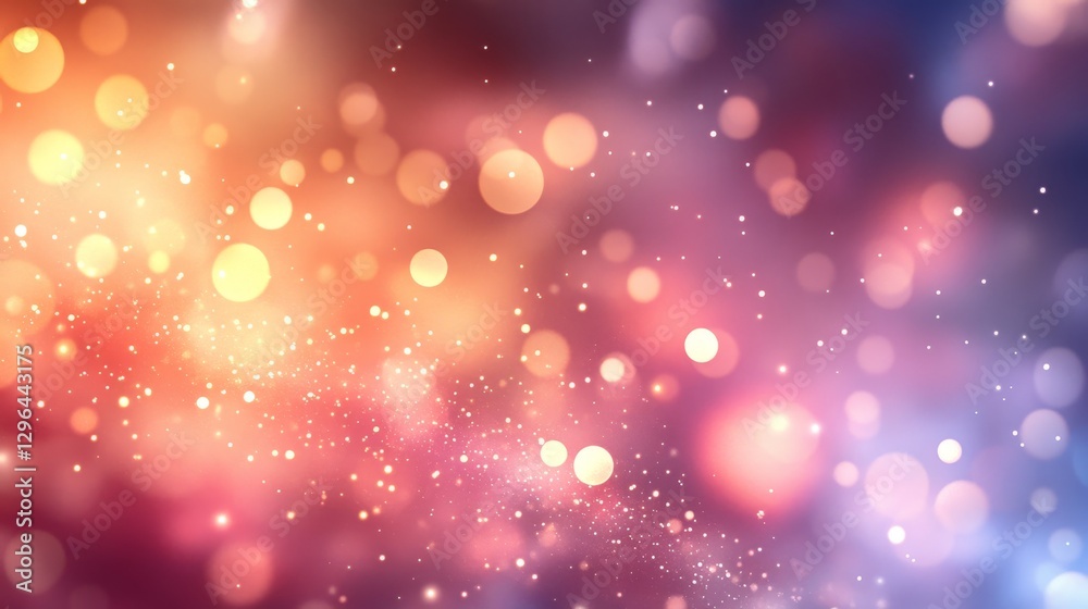 Wall mural an abstract background of glowing lights and blurred colorful patterns