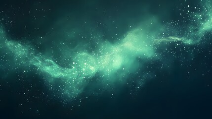 Fototapeta premium A beautiful cosmic nebula with countless shining stars is displayed