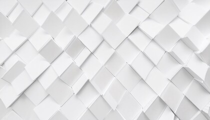 Fototapeta premium close-up of overlapping white envelopes in diagonal pattern, abstract geometric composition for background and design