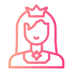 princess gradient icon