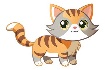 Obraz premium Realistic Cat vector illustration
