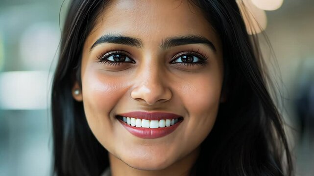 Natural beauty indian woman