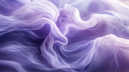 Obraz premium A close up image of flowing fabric in purple hues
