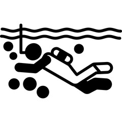 Snorkeling Icon