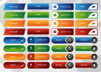Button Banner Set 003