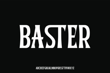 Display alphabet font vector design suitable for headline, poster, logo, magazine and many more