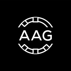 AAG letter logo. AAG blue image on white background. AAG Monogram logo design for entrepreneur and business. . AAG best icon.
