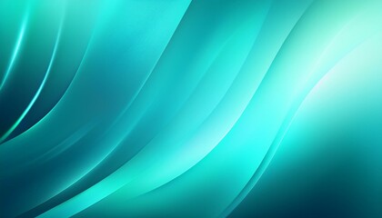 bright turquoise blending into soft aqua neon glow gradient background
