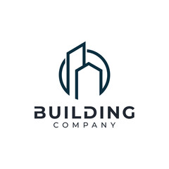 vector building logo premium template