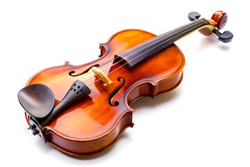 Fototapeta premium Violin isolated on white background