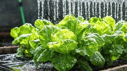 Lettuce Plants Under Watering