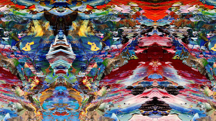 Abstract art background . Hand painting artwork on canvas .