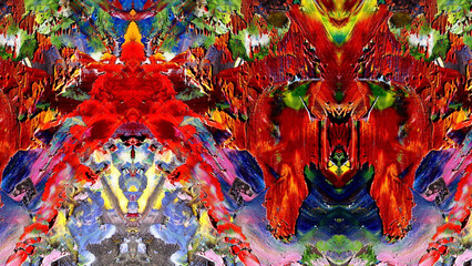 Abstract art background . Hand painting artwork on canvas .