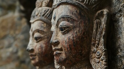Restoring Centuries-Old Sculptures with Cultural Symbols