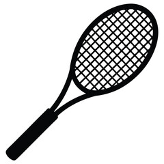 tennis racket isolated on white background