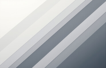 Obraz premium Minimalist abstract background with diagonal stripes in soft off white and charcoal grey