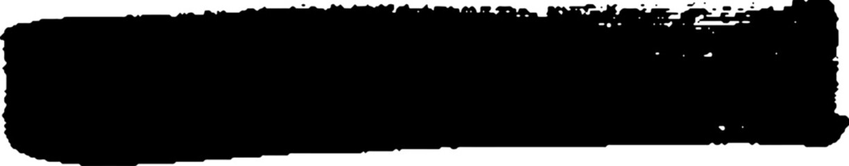 Black Brush strokes isolated on white background. Dry Brush Strokes and Scratches Retro Grunge Background. Vector brush stroke texture. Black ink, paint splatter.